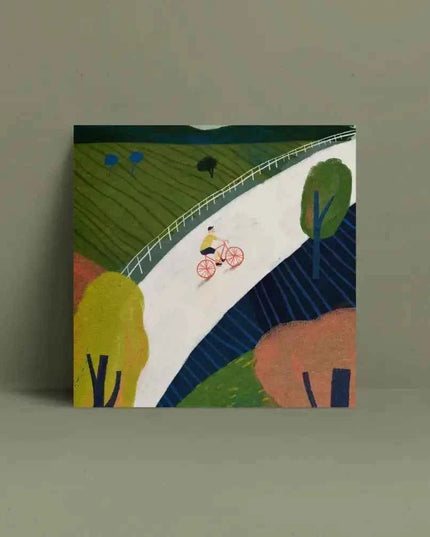 Countryside Cycle Greetings Card