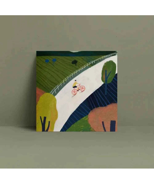 Countryside Cycle Greetings Card
