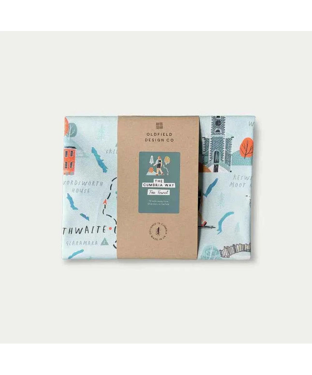 Cumbria Way Tea Towel