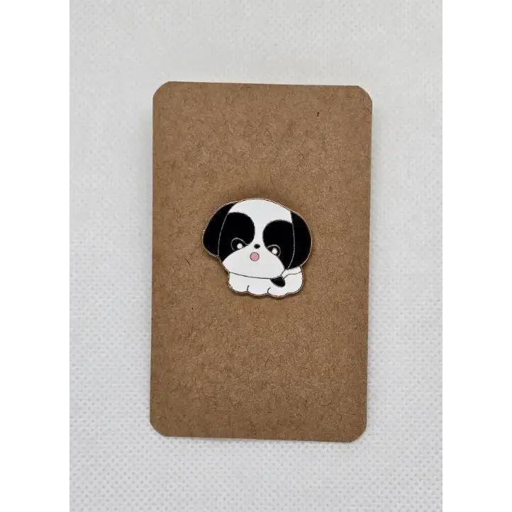 Cute animal pin badges (various designs) - Alloy big dog - Pin badges