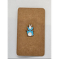 Cute animal pin badges (various designs) - Alloy Blue Rabbit - Pin badges
