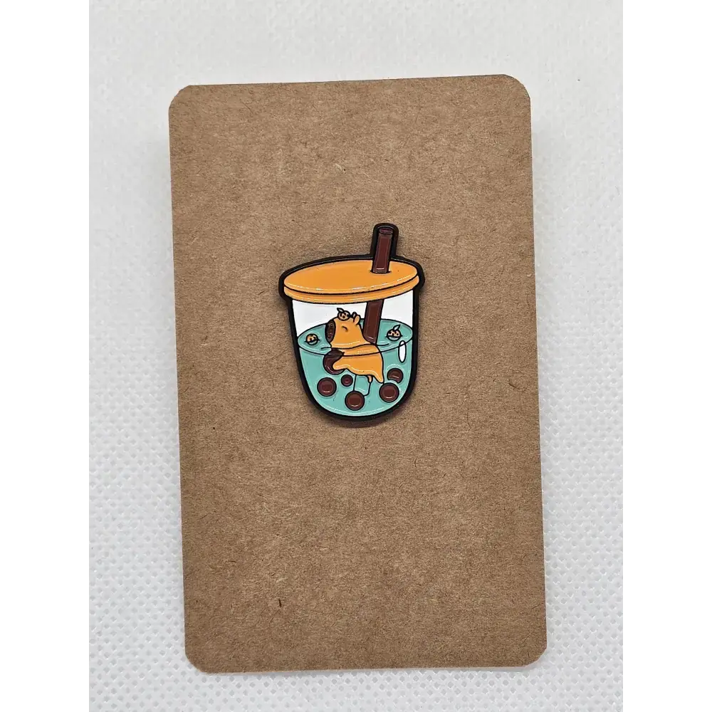 Cute Bubble Tea enamel pin badges (various designs) - Pin badges