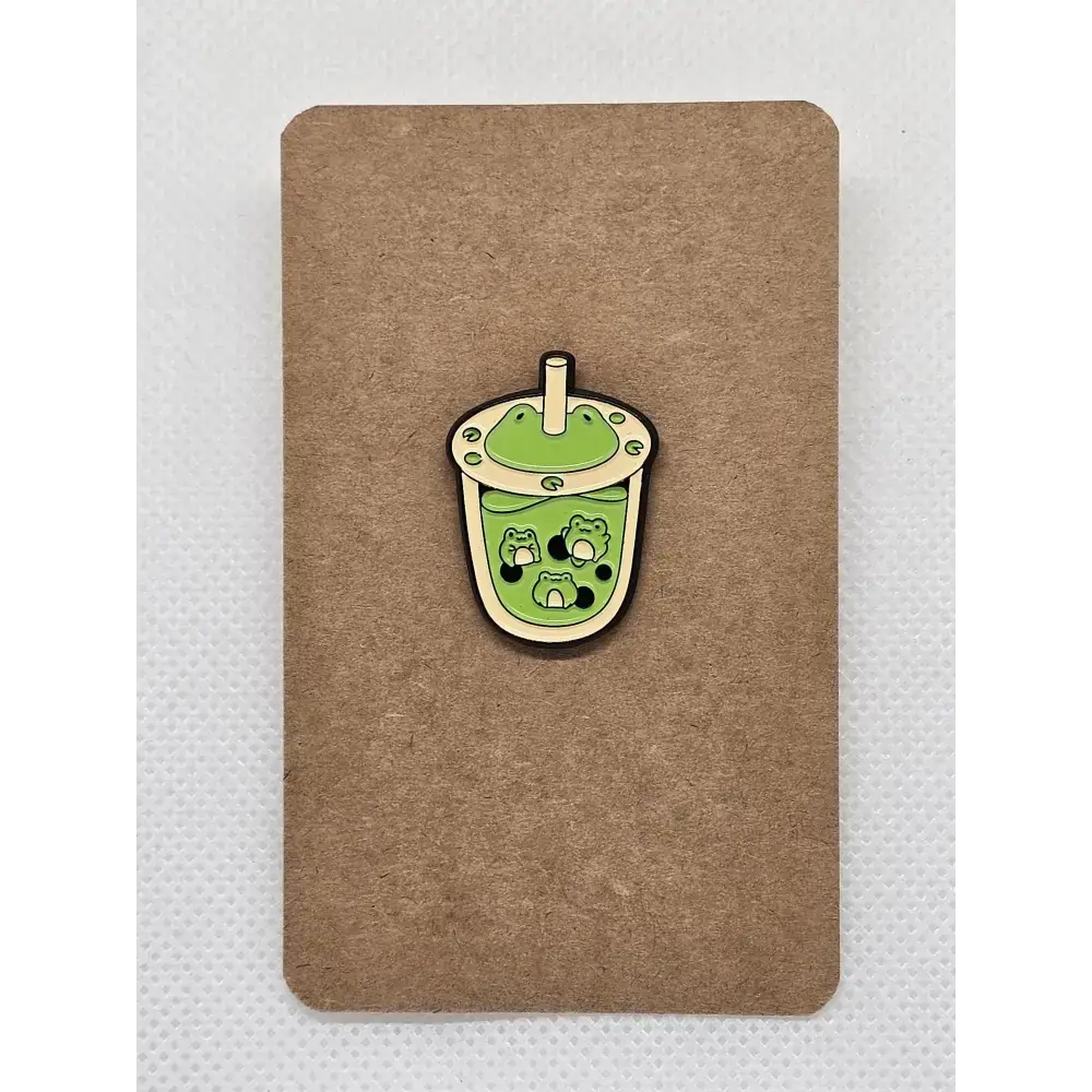 Cute Bubble Tea enamel pin badges (various designs) - Pin badges