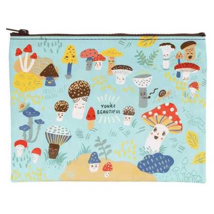 Cute Lil Mushrooms Zipper Pouch