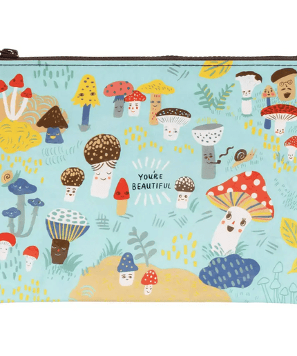 Cute Lil Mushrooms Zipper Pouch