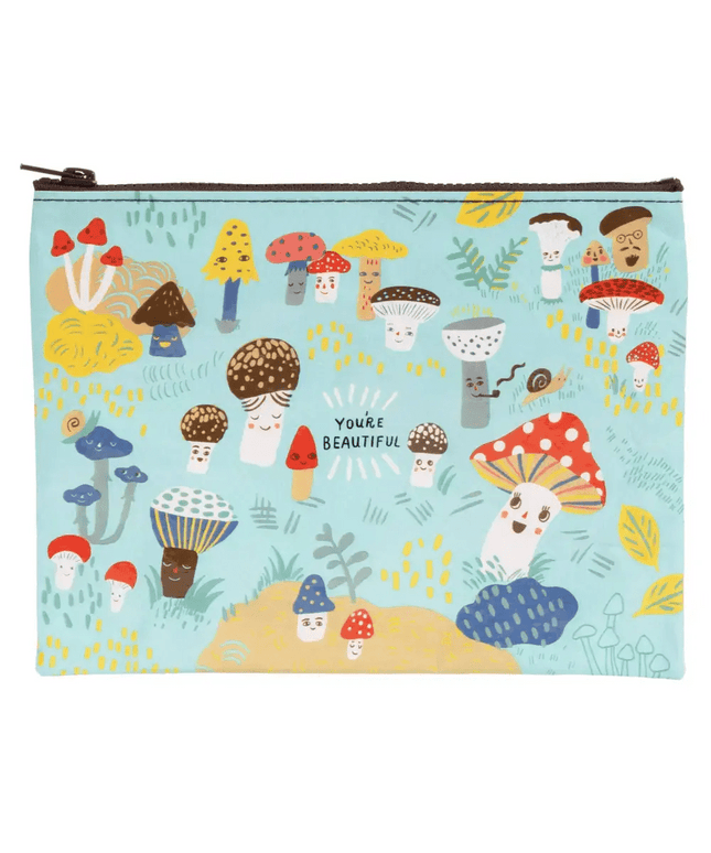 Cute Lil Mushrooms Zipper Pouch