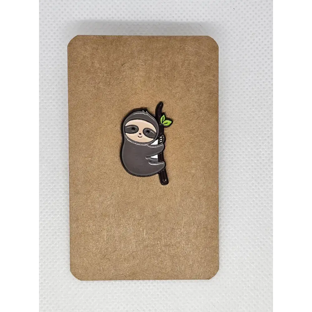 Cute Sloth pin badges (various Kawaii cutie designs) - Pin badges