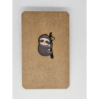 Cute Sloth pin badges (various Kawaii cutie designs) - Pin badges