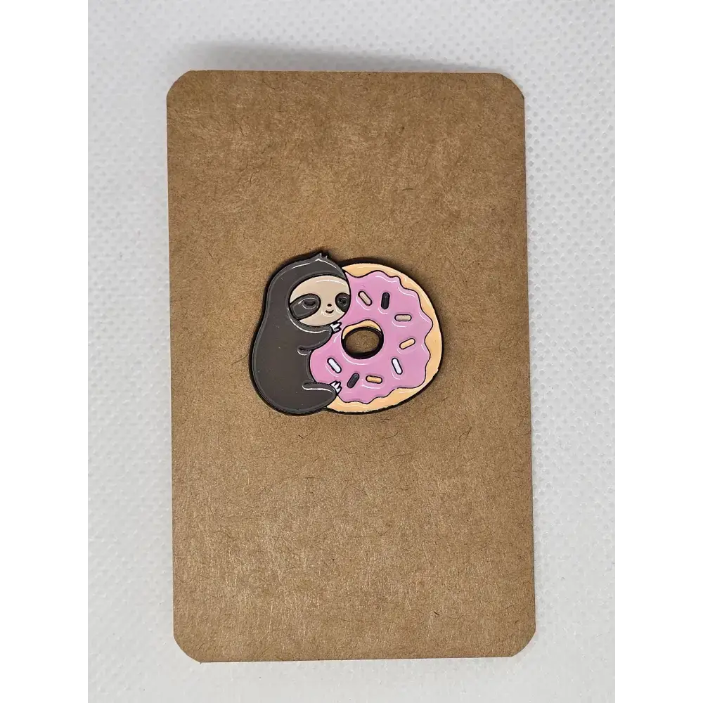Cute Sloth pin badges (various Kawaii cutie designs) - Pin badges