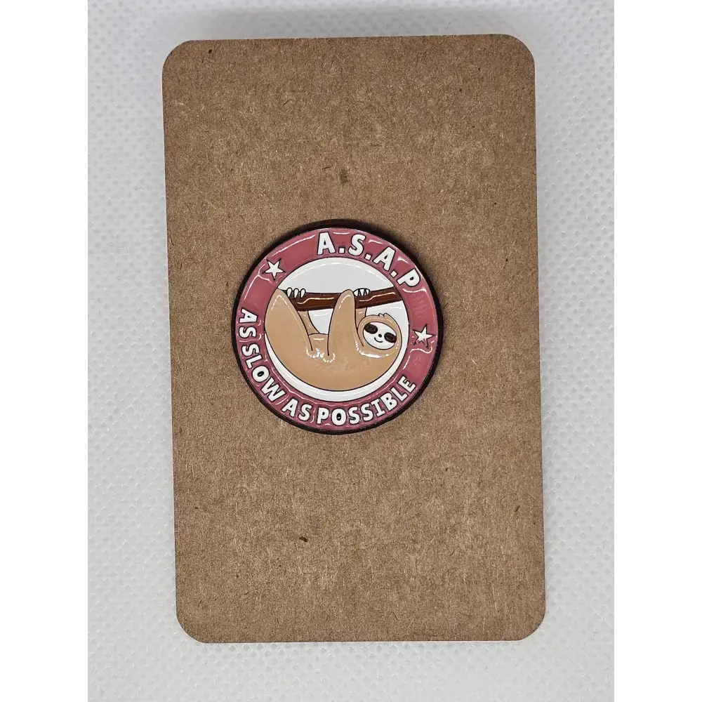 Cute Sloth pin badges (various Kawaii cutie designs) - Pin badges