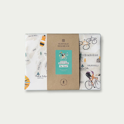Cycle Scotland Tea Towel