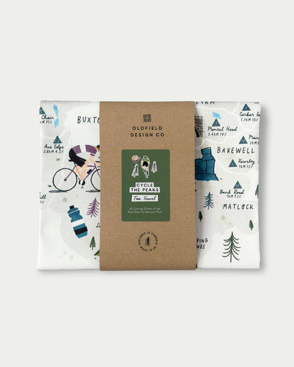 Cycle the Peak District Tea Towel