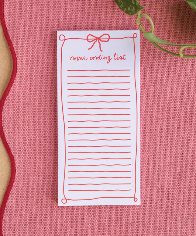 To Do List Pad | Never Ending