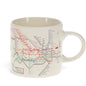 Ceramic Mug - TFL Heritage Tube Map - The Red Squirrel