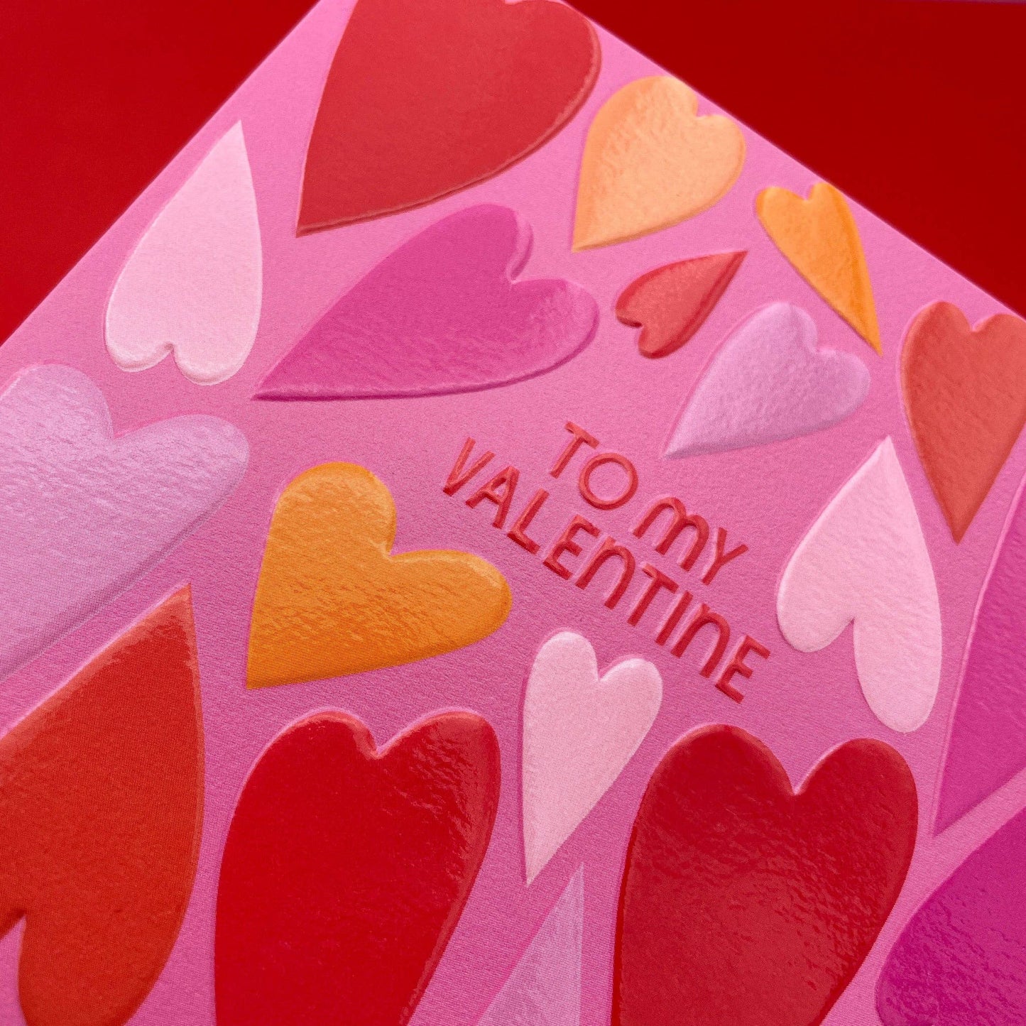 To my Valentine - Valentines Day Card - The Red Squirrel