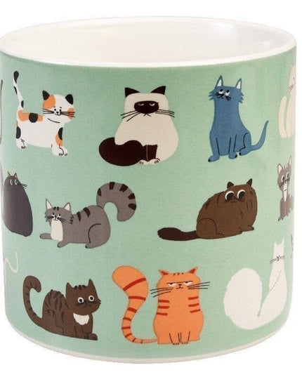 Ceramic Cat themed Mug - Rex London