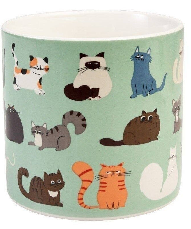 Ceramic Cat themed Mug - Rex London