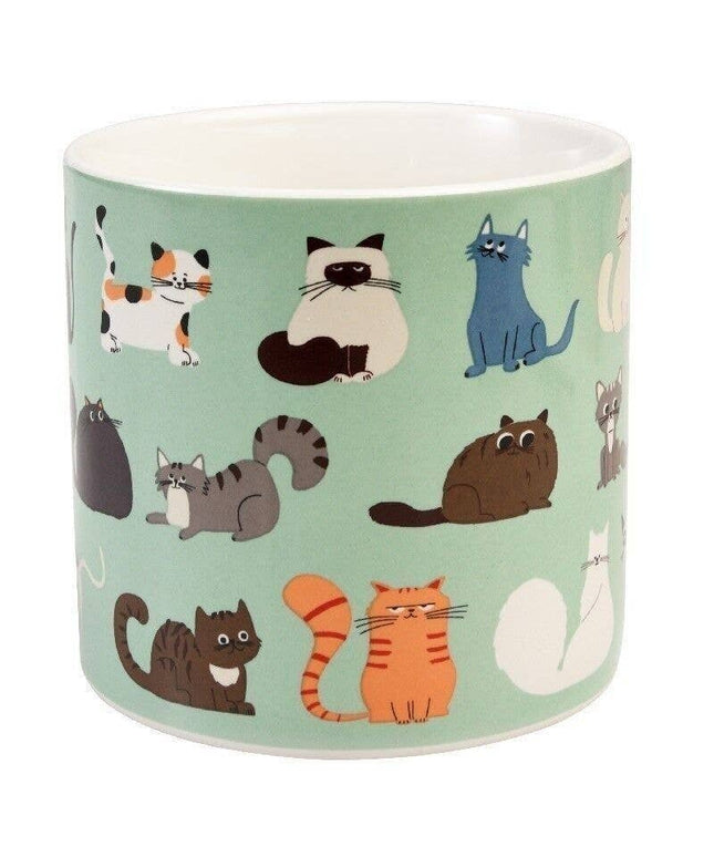 Ceramic Cat themed Mug - Rex London