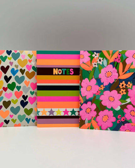 A6 notebooks Paper Salad Colourful Bright Stationery Gift