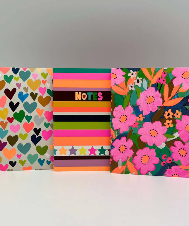 A6 notebooks Paper Salad Colourful Bright Stationery Gift