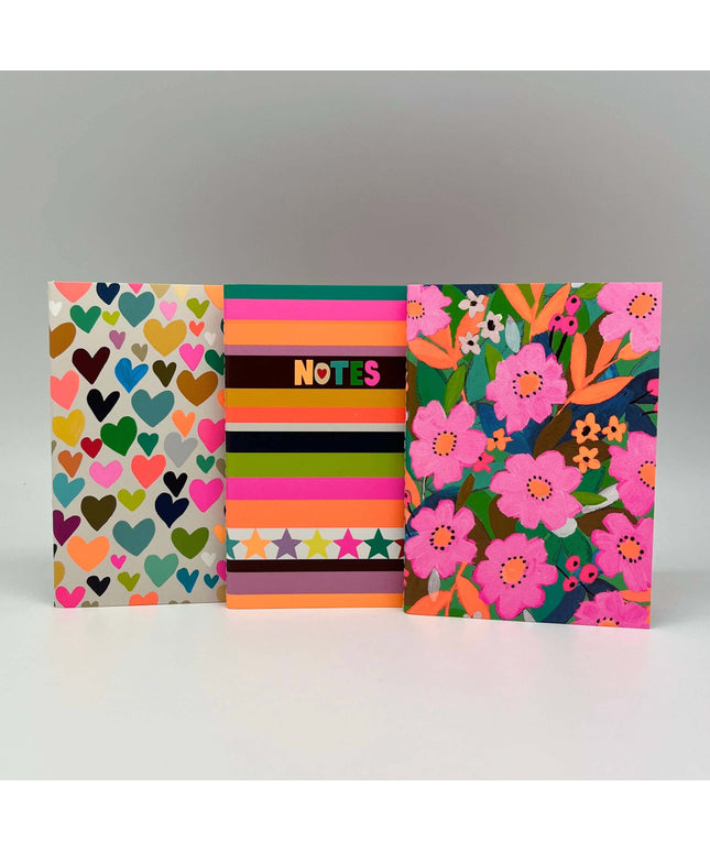 A6 notebooks Paper Salad Colourful Bright Stationery Gift