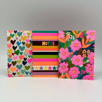 A6 notebooks Paper Salad Colourful Bright Stationery Gift - The Red Squirrel