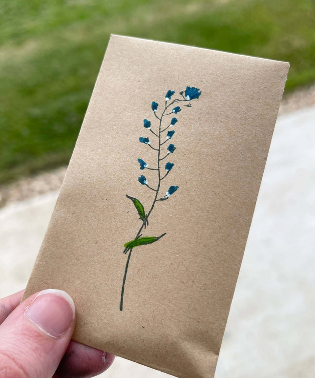 Wildflower Seeds - Forget Me Not Pattern - Seed Packets
