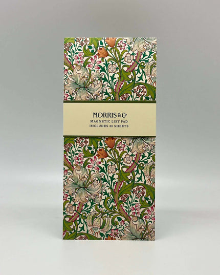 William Morris Magnetic List Pad Stationery Gift