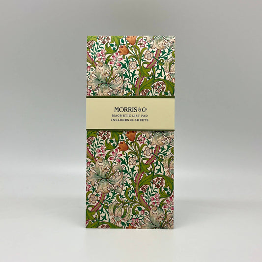William Morris Magnetic List Pad Stationery Gift
