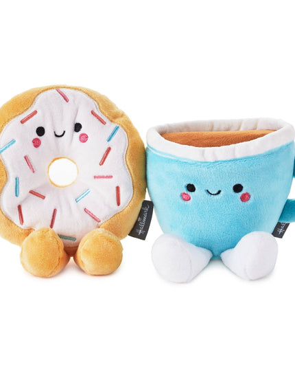 Better Together Doughnut & Coffee Magnetic Soft Toy Pair