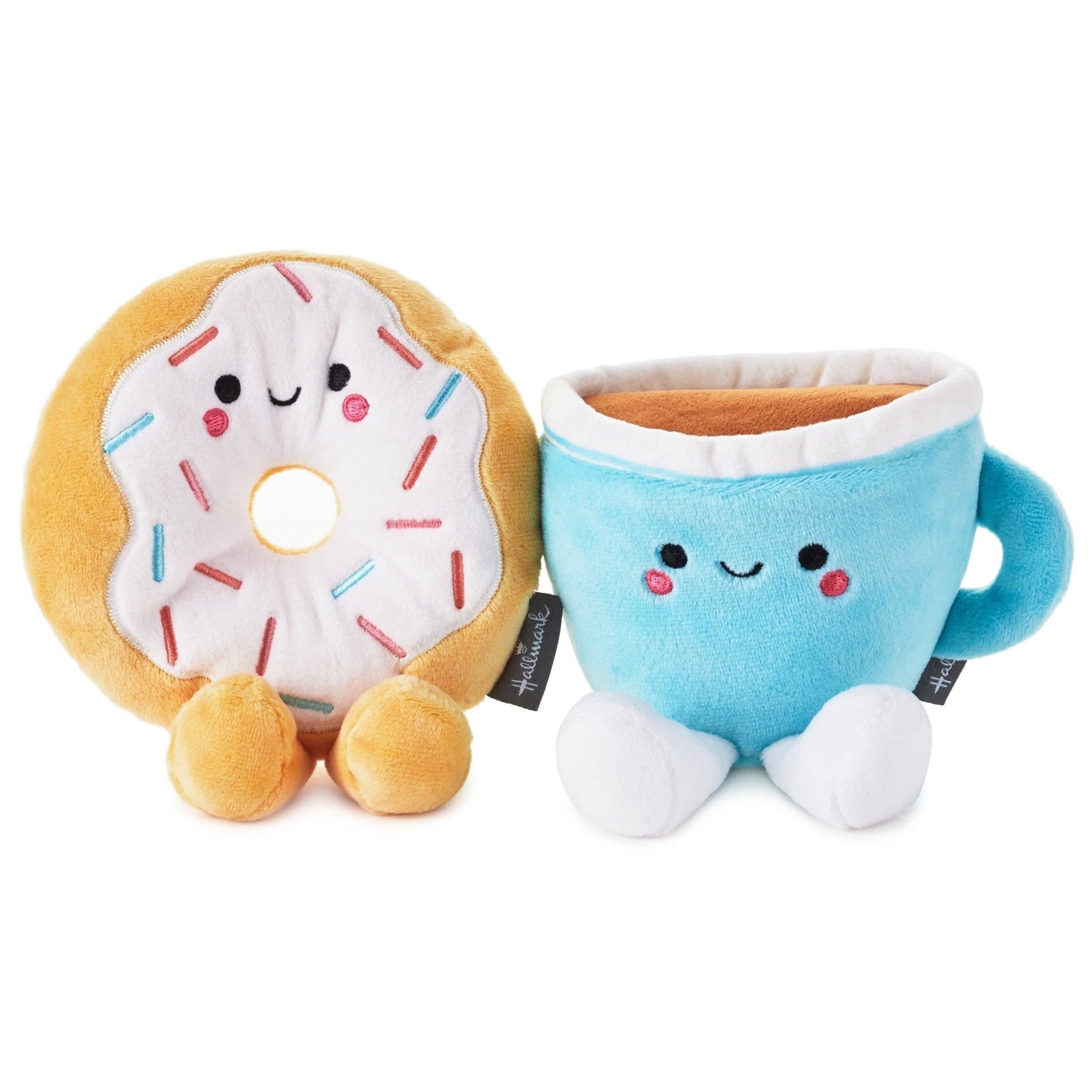 Better Together Doughnut & Coffee Magnetic Soft Toy Pair - The Red Squirrel