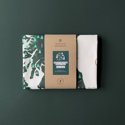 Great British Road Trip Tea Towel - The Red Squirrel