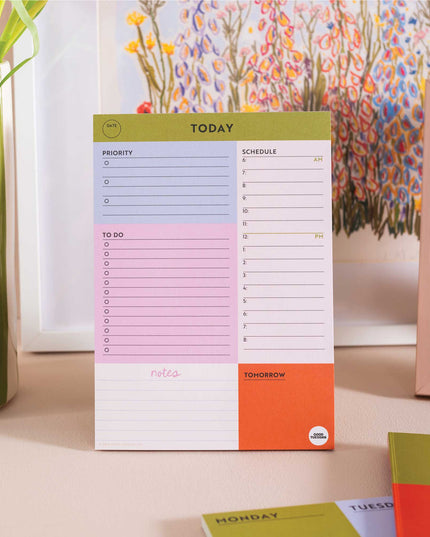 A5 Daily Planner Pad | Block My Life