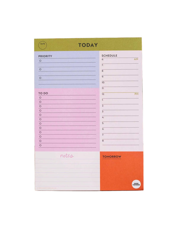 A5 Daily Planner Pad | Block My Life