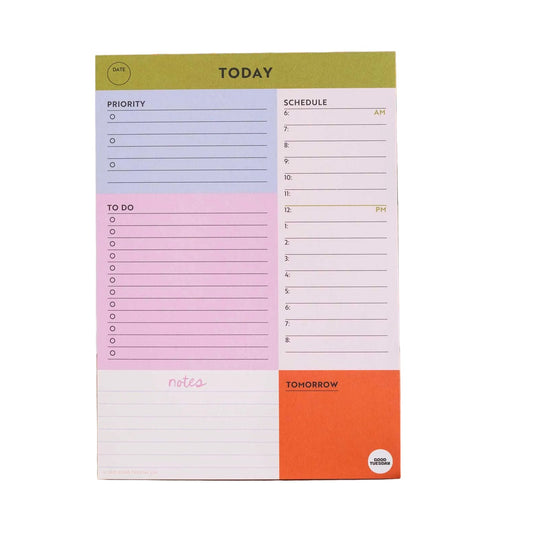 A5 Daily Planner Pad | Block My Life
