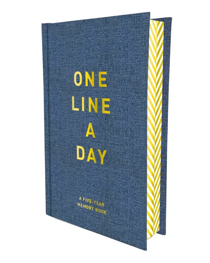 Denim One Line a Day - A Five-Year Memory Book