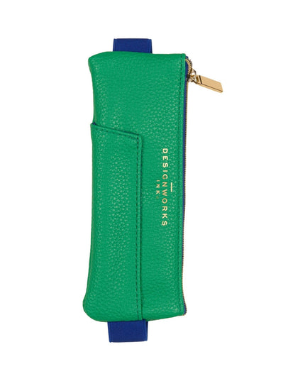 'Designworks Ink' Pen Pouch - Bright Green + Navy