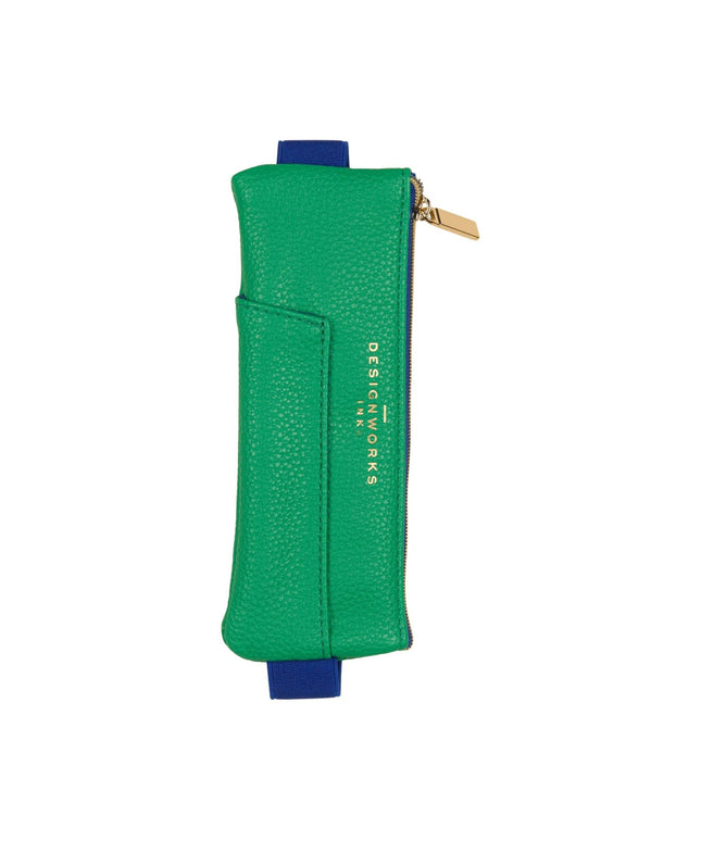 'Designworks Ink' Pen Pouch - Bright Green + Navy