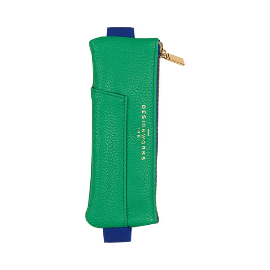 'Designworks Ink' Pen Pouch - Bright Green + Navy