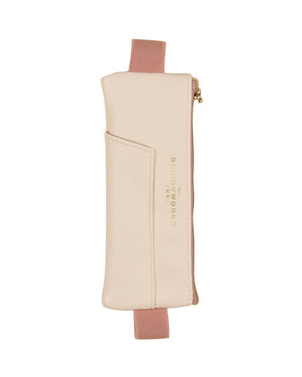 Designworks Ink Pen Pouch - Cream + Taupe