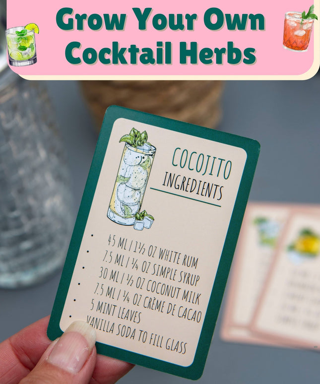Seed to Sip Grow Your Own Cocktails Gift Set