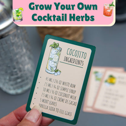 Seed to Sip Grow Your Own Cocktails Gift Set - The Red Squirrel