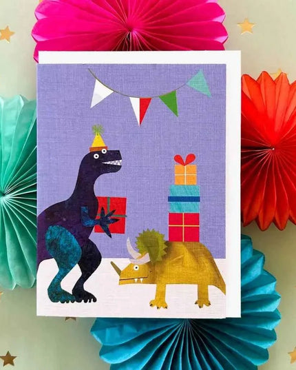 Dinosaur Party Card