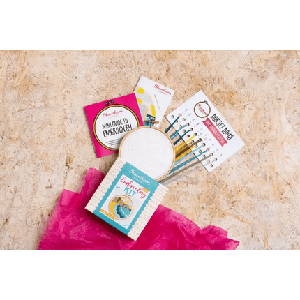 Dorset Days Mini Embroidery Kit - Complete Craft Kit for Beginners