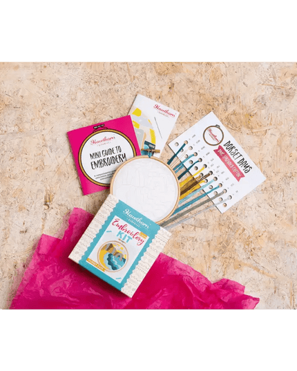 Dorset Days Mini Embroidery Kit - Complete Craft Kit for Beginners