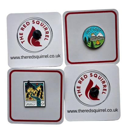 Duck themed pin badges - Quirky small gifts - The Red Squirrel