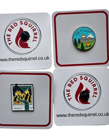 Duck themed pin badges - Quirky small gifts - The Red Squirrel