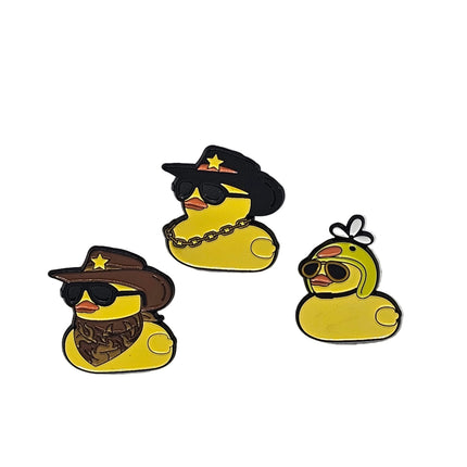 Duck themed pin badges - Quirky small gifts