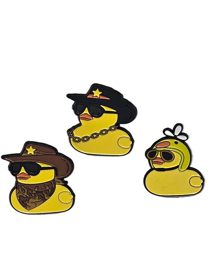 Duck themed pin badges - Quirky small gifts