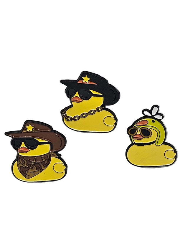 Duck themed pin badges - Quirky small gifts